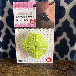 Daiso Lime Heart Corner Protectors